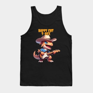 Happy Cut T-Rex Tank Top